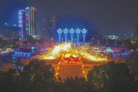 “喜冬游龙会”活动现场。通讯员 李中蒙 摄