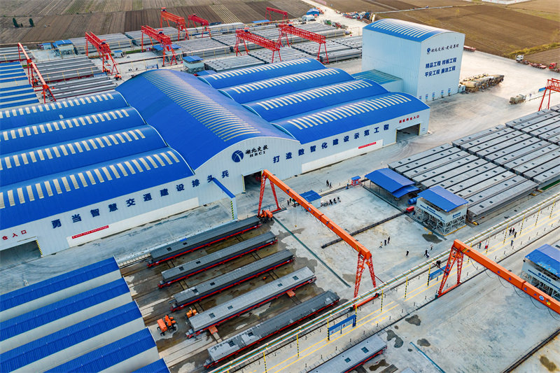 华中最大的预制件数智化工厂——武天西数智梁厂