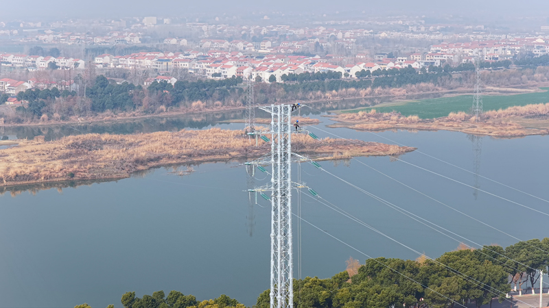 110千伏新张输电线路改造工程顺利送电。