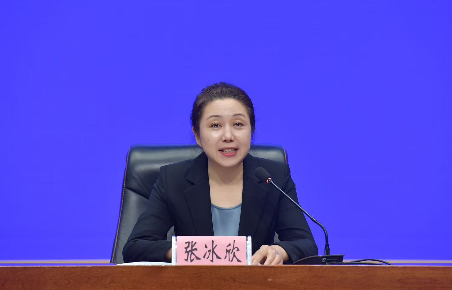 黑龙江省疾病预防控制局副局长张冰欣。纪勇摄